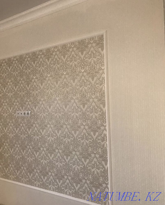 Ремонт квартир: покраска стен и потолков, поклейка обоев и галтели Астана - изображение 6