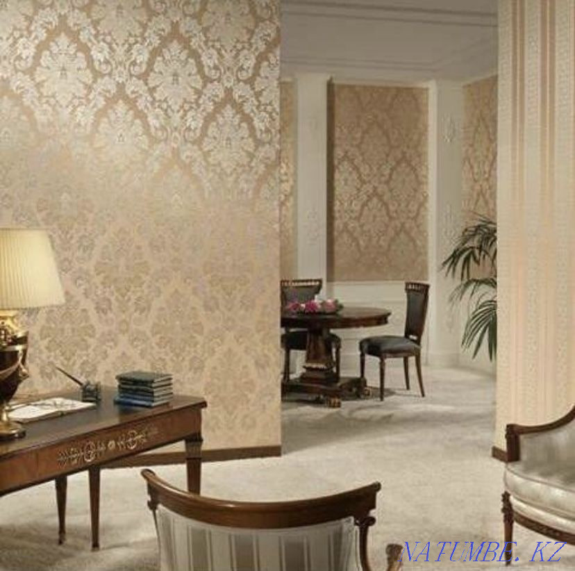 Ремонт квартир: покраска стен и потолков, поклейка обоев и галтели Астана - изображение 2