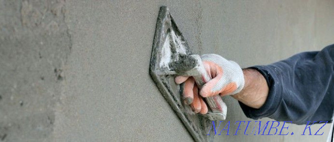 Штукатурка цементно-песчаная Костанай - изображение 1