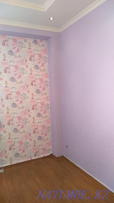 Кәсіби тұсқағаз төсеу, су эмульсиясымен тігу.  Алматы - изображение 4