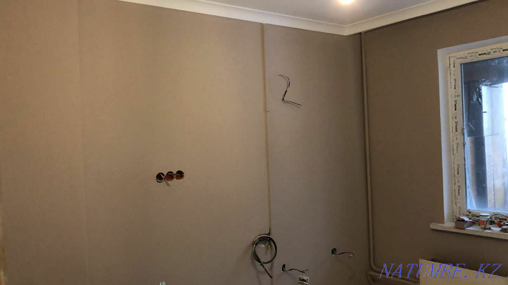 Левкас стен, покраска стен,побелка,закатка Алматы - изображение 8