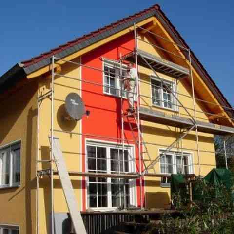 Покраска фасада дома Шымкент