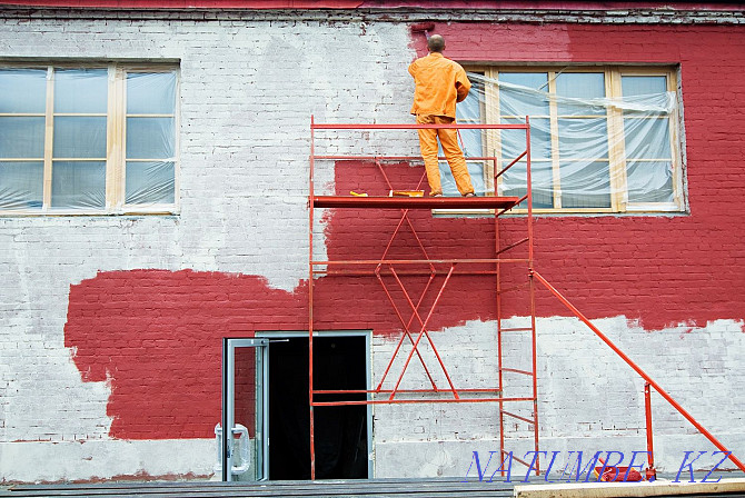 House painter painting whitewash Almaty - photo 7