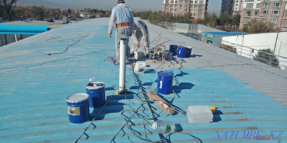 Roof painting, galvanized painting, waterproofing, ISPO.KZ Almaty - photo 6