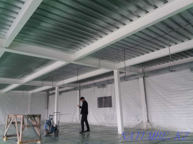 Metal structure painting, fire retardant treatment, warranty Almaty - photo 7