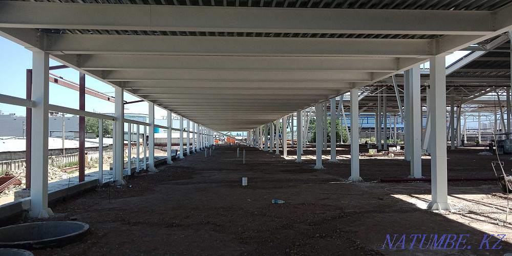 Metal structure painting, fire retardant treatment, warranty Almaty - photo 5