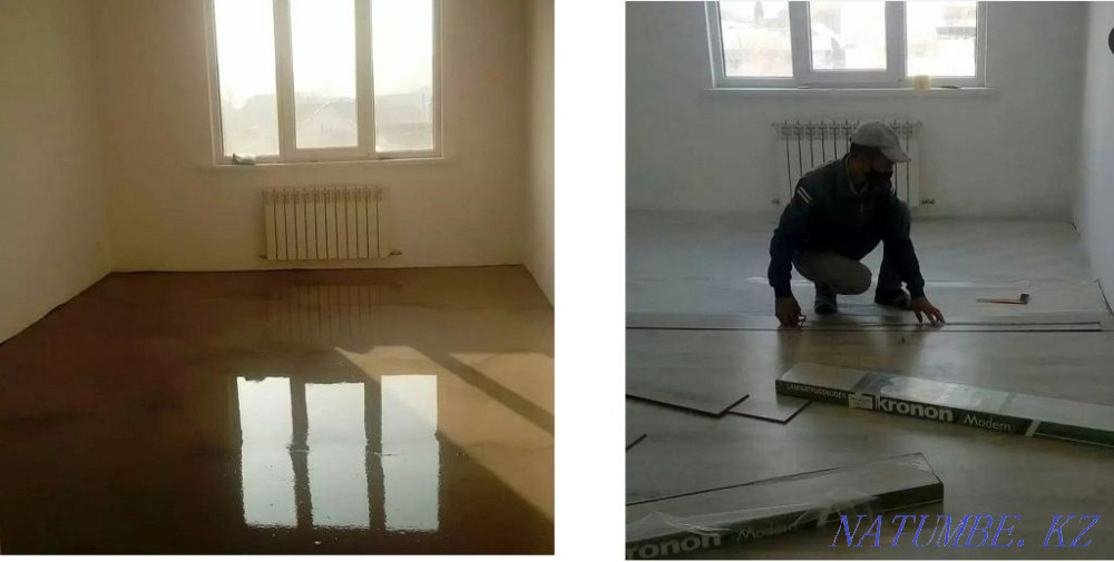 Painting-200tg emulsion, seaming, wallpaper, gesso Almaty - photo 4