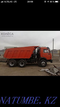 services KAMAZ self-coupled. Ballast, sand, soil, cutter, garbage. Aqtobe - photo 1