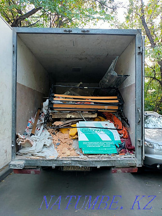 Removal of construction waste. CARGO TRANSPORTATION. Dismantling. Kamaz GazelleZil. Cleaning Almaty - photo 3