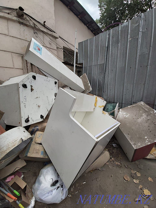 Removal of construction waste. CARGO TRANSPORTATION. Dismantling. Kamaz GazelleZil. Cleaning Almaty - photo 4