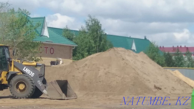 Crushed stone, sand, clay, soil, black earth, humus. Garbage removal Kostanay - photo 1