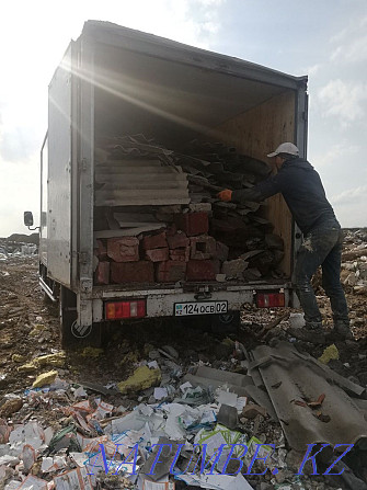 Garbage removal in bags and loose garage rubbish, old furniture, Almaty - photo 1