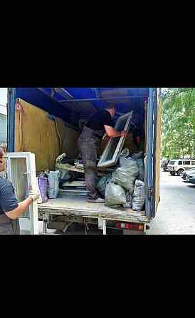 Вывоз вынос мусора в мешках строительного залу грузщики  отбасы 