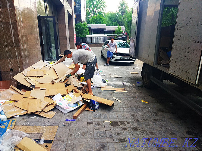 We take out construction debris Cargo transportation, 5 tons Loaders Almaty - photo 3