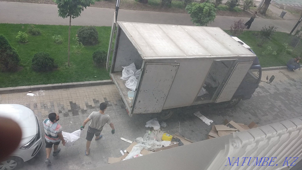 Вывозим строй мусор Грузоперевозки,5тонна Грузчики Алматы - изображение 1