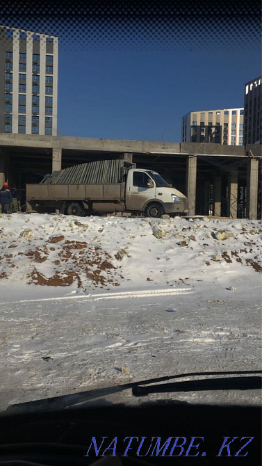 Бортовой газель. Открытый газель заезд в паркинг Астана - изображение 1