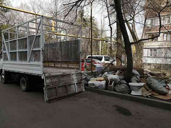ВЫВОЗ строй отходы МУСОР на свалку без выходных Газель до 5тонн.Грузчи Almaty