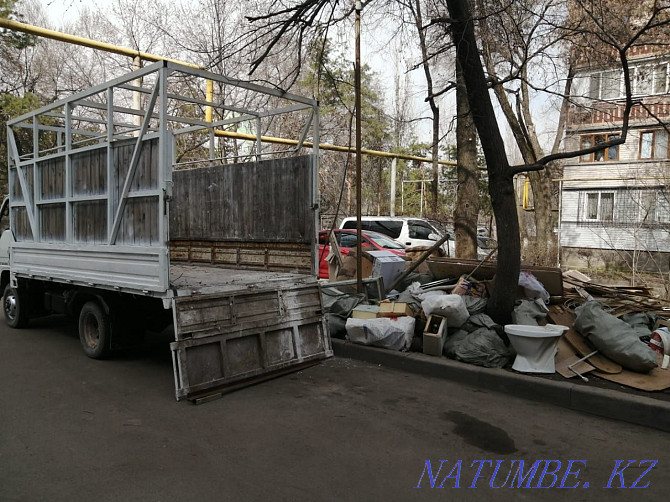 REMOVAL of construction waste GARBAGE to a landfill seven days a week Gazelle up to 5 tons. Loaders Almaty - photo 3
