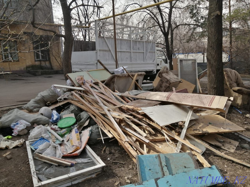ВЫВОЗ строй отходы МУСОР на свалку без выходных Газель до 5тонн.Грузчи Алматы - изображение 4
