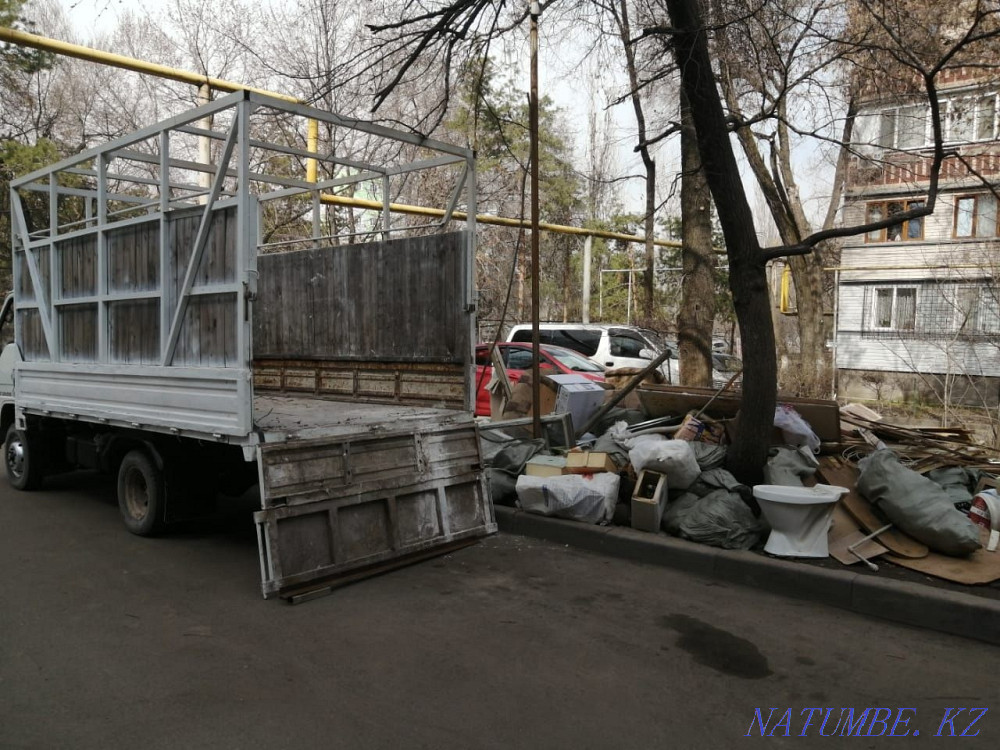 ВЫВОЗ строй отходы МУСОР на свалку без выходных Газель до 5тонн.Грузчи Алматы - изображение 3