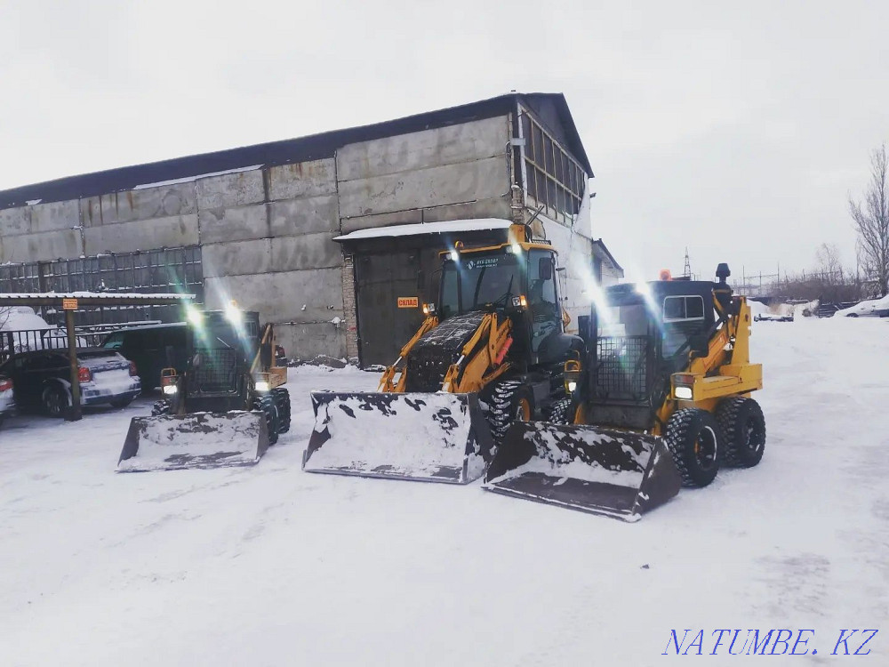 Уборка снега. Вывоз снега. Погрузчик. Мини погрузчик Петропавловск - изображение 2