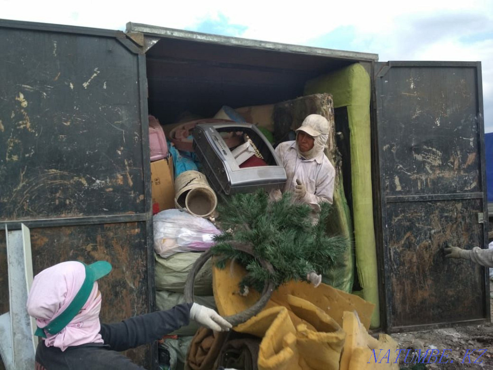 GARBAGE REMOVAL. Gazelle, Chinese, up to 5 tons, ZIL movers seven days a week 24/7 Almaty - photo 8