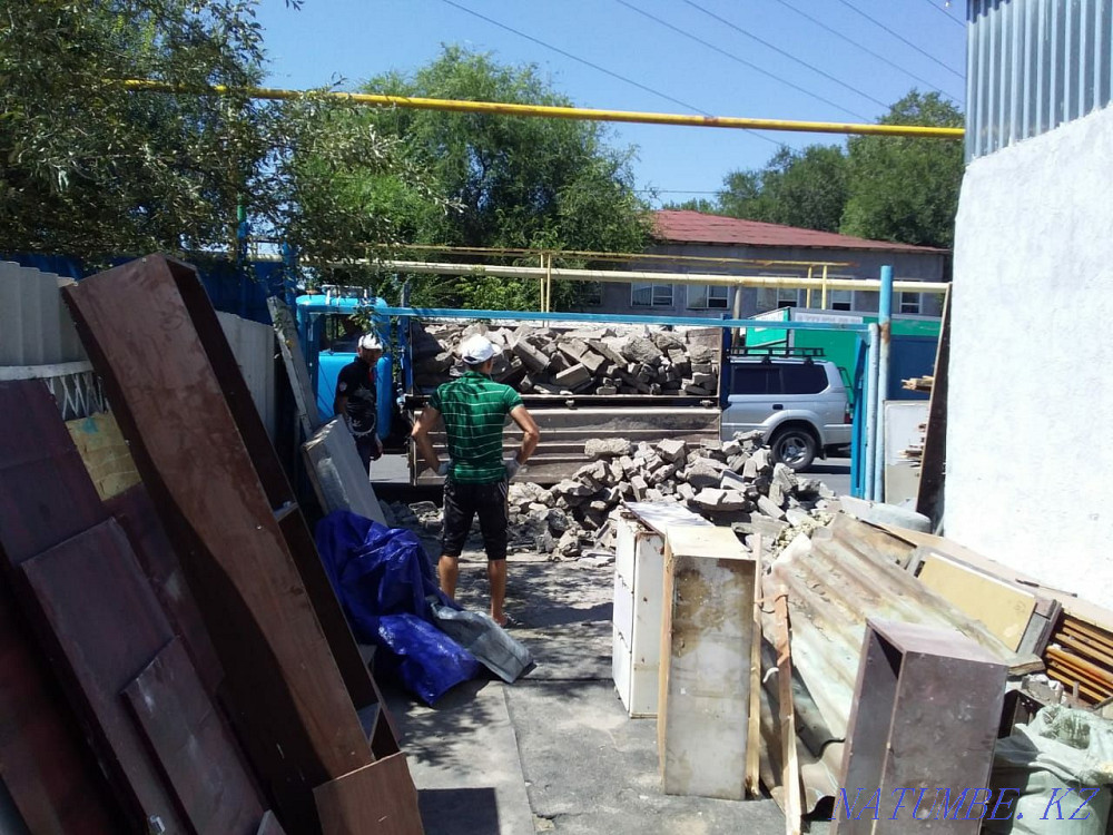 GARBAGE REMOVAL. Gazelle, Chinese, up to 5 tons, ZIL movers seven days a week 24/7 Almaty - photo 7