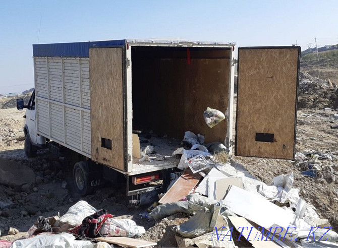 Garbage removal garbage disposal to the landfill movers Kostanay - photo 1