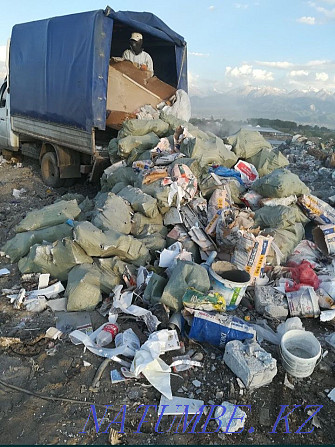 Вывоз мусора Газель зил камаз Экскаватор уборка территории Алматы - изображение 1