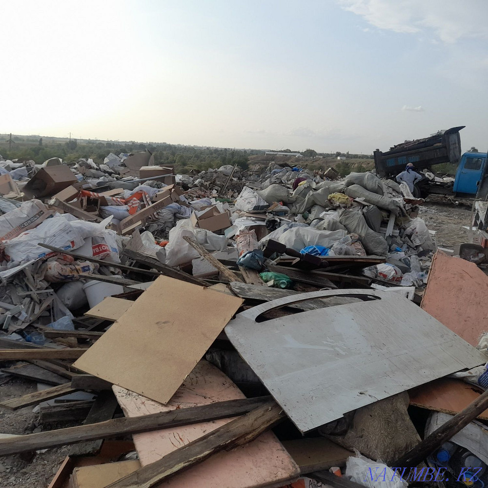 Вывоз мусора строительный всяких хламов есть грузщики24/7 звоните Алматы - изображение 5