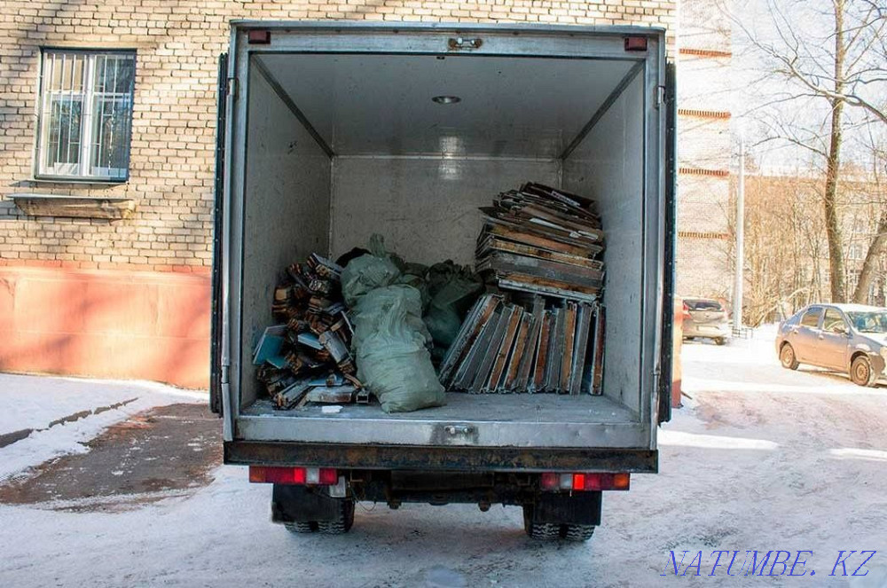 Removal build garbage services Gazelle Zil Kamaz Dismantling demolition house Cleaning Almaty - photo 1