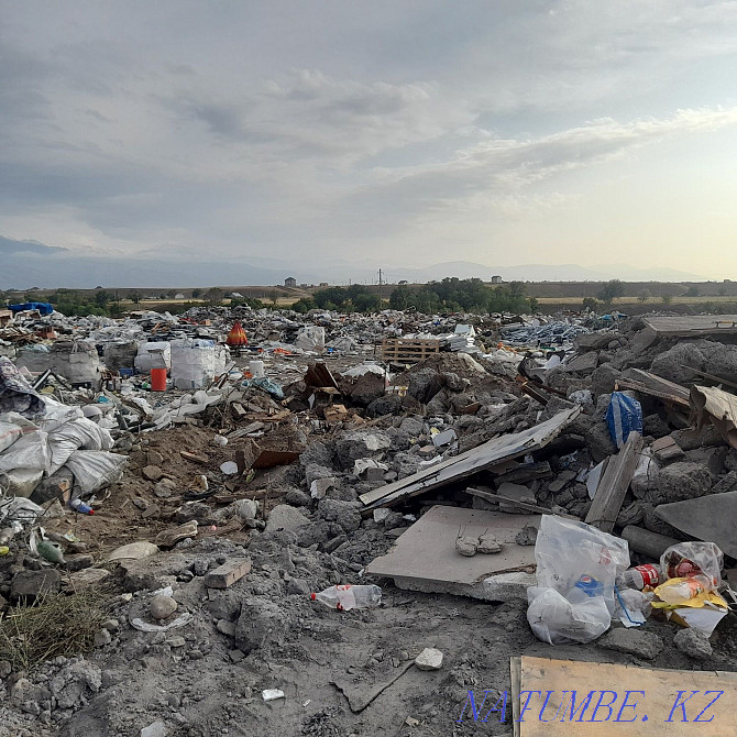 Вывоз мусора строительный всех видов камаз трактор газел круглосуточно Алматы - изображение 2