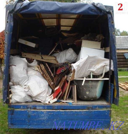 Газели. Вывоз старой мебели, строй мусора и хлама на свалку. Петропавловск - изображение 1
