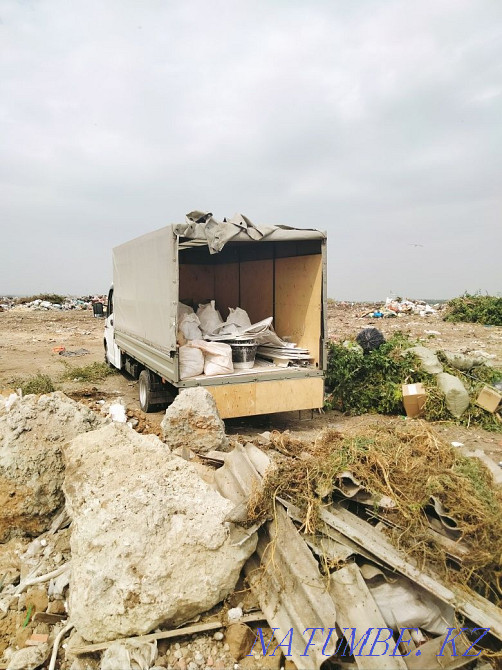 Жүк тасымалдау Қоқыс шығару Тиегіштер Газель Ескі жиһаз қоқыстарын шығару  Қостанай  - изображение 1