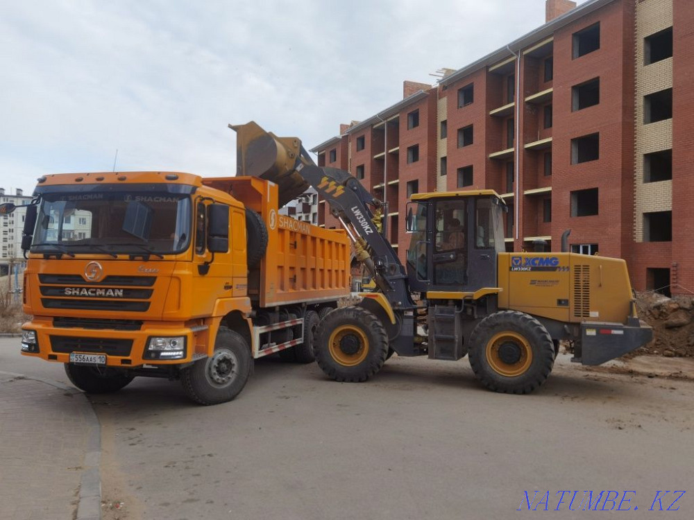 Погрузчик Китаец уборка чистка очистка вывоз мусора камаз Шахман Костанай - изображение 3