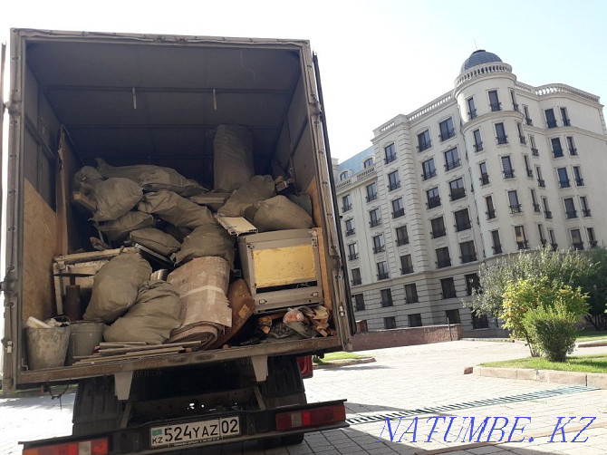 GARBAGE REMOVAL. Cleaning. Cargo transportation. Loaders. Dismantling. Moving. Almaty - photo 5