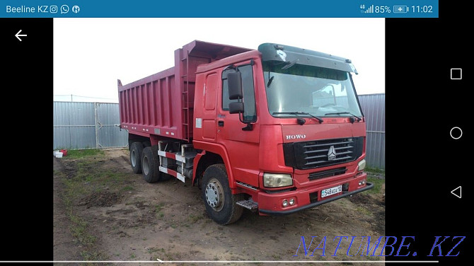 Garbage removal. Dump trucks 25t. Chinese. Loader services. sand soil Kostanay - photo 2