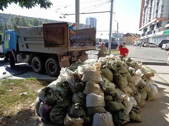 Вывоз строительного мусора в мешках россип всяких хлама Газель,Китаец Almaty