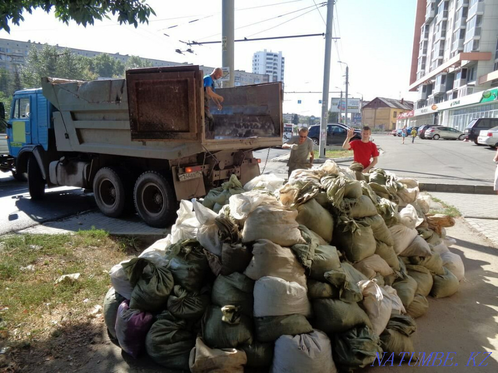 Removal of construction debris in bags rossip all sorts of rubbish Gazelle, Chinese Almaty - photo 4