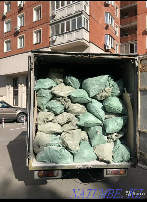 Garbage removal. Cargo transportation. Any volume. Kamaz Zil Gazelle. 24/7. Almaty - photo 1