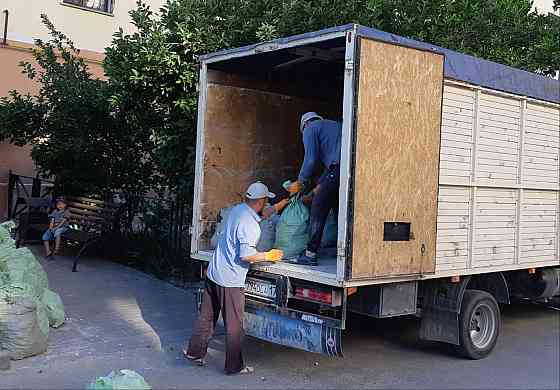 вывоз мусора газель ,строительный мусор и хламы вывозим на СВАЛКУ Шымкент
