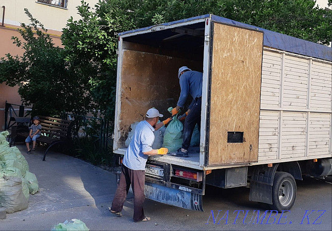 вывоз мусора газель ,строительный мусор и хламы вывозим на СВАЛКУ Шымкент - изображение 2