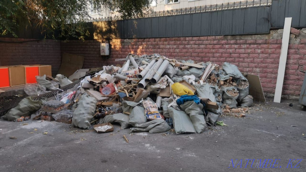 Вывоз мусора , строительного , ТБО , Газель, 5-тонник , Зил , Камаз Алматы - изображение 2