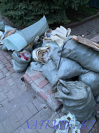 Вывоз строй мусора Демонтаж Услуги уборка помещений подвал Грузчики Алматы - изображение 2