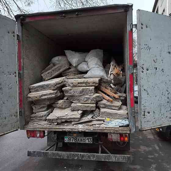 Вывоз строительного мусор вмешках и россип старая мебели всех видов Almaty