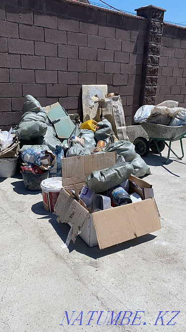 Removal of construction debris in bags and rossip of old furniture of all kinds Almaty - photo 2