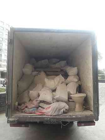 Вывоз любого мусора, строительного, хлама ,Газель , 5-тонник китаец ,  Алматы