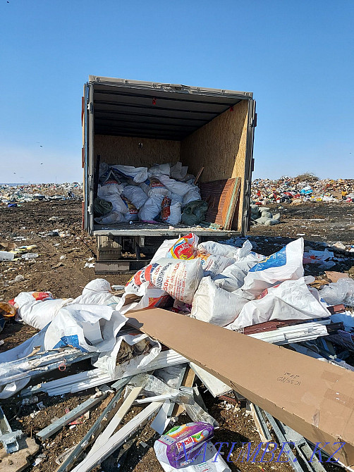 Вывоз мусора недорого. Грузоперевозки. Вывоз. Грузчики. Газель 4.2 Костанай - изображение 3