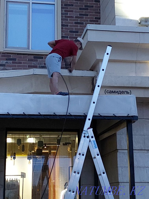 Профессиональная Мойка окон Мойка фасада Очистка кровли Астана - изображение 8