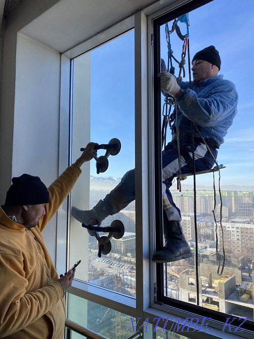 Промышленные альпинисты - Пром. Альп. Мойка, Покраска, Реставрация Алматы - изображение 3